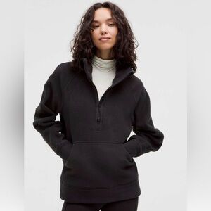 Lululemon Scuba Tumbled Fleece Funnel-Neck Half Zip
Black